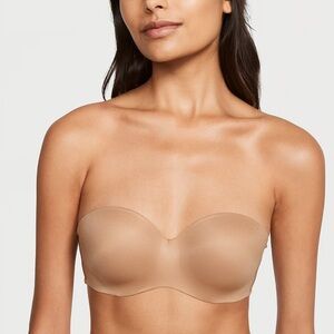 Body by Victoria's Secret Lined Tan Strapless Bra size 34C